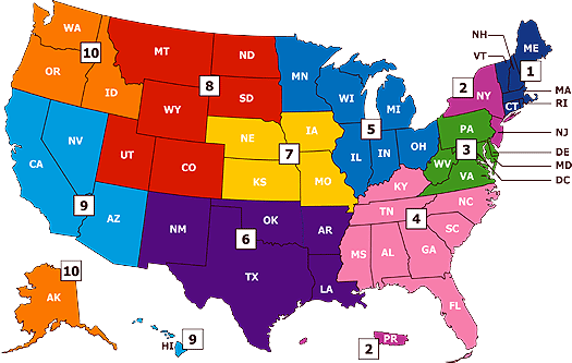 Map of the United States